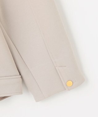 J.PRESS LADIES S 【WEB限定】ダンボールジャージー ハイネック ブルゾン 【WEB限定】グレージュ系