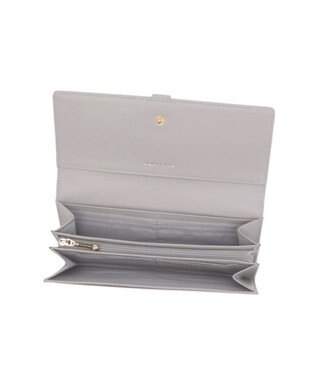 CLATHAS デフィ かぶせ長財布 ライトグレー