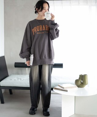 WEGO ダメージスウェット 柄3