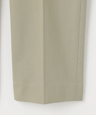 J.PRESS LADIES L 【WEB限定カラーあり・セットアップ対応・洗える・撥水・防汚】コットンFITTYシャーク テーパード パンツ ライトグリーン系