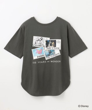 ANY Disney100thデザイン 半袖Tシャツ グレー