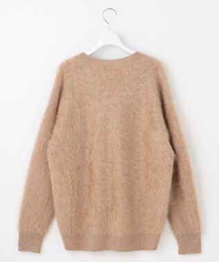 自由区 【カトリエムブーケ】Cachemire hirsute Vネックプルオーバーニット モカ