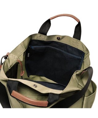 Regalo Felice 【B4サイズまで収納可 / ポケット7ヶ所 / ショルダー付き】2wayトート / REGALO KA(カーキ)