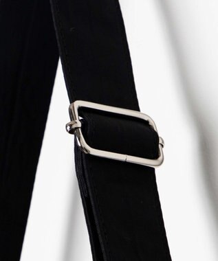 WEGO ポーチ付きナイロンショルダーバッグ ブラック