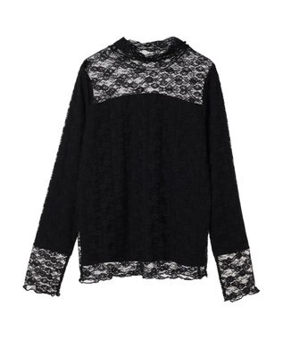 earth music&ecology あったかフェミニンインナー（レース） Black