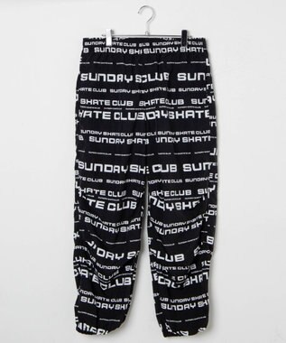 WEGO 【ウエストゴム/手洗い可】ナイロン　トラックパンツ 柄2