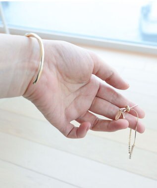 自由区 【2点セット】ダブルブレスレット ゴールド系