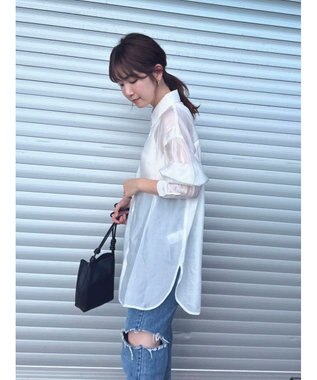 Green Parks ショルダースリット２ＷＡＹシャツ Off White