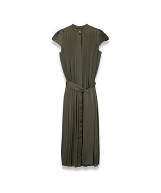 JOSEPH プリーツサテン　ドレス Palm Leaf