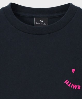 Paul Smith Happy クロップド 半袖Tシャツ ネイビー