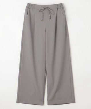 ANY 【ウエストゴム/ストレッチ/セットアップ可】イージィケアストレッチワイドパンツ グレー