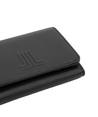 LANVIN en Bleu イエナ 二つ折り中ボックス財布 ブラック