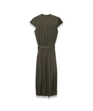 JOSEPH プリーツサテン　ドレス Palm Leaf