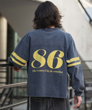 WEGO 【ユニセックス着用ITEM】ナンバリングT（長袖） ネイビー