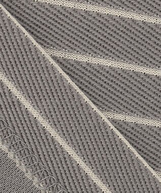 J.PRESS YORK STREET 【UNISEX】リップルボーダー Tシャツ グレー系1