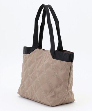 ANY ダブルキルティングトートバッグ モカ