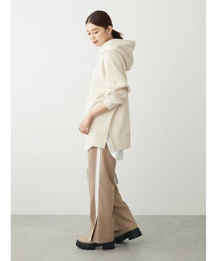 Green Parks 裏起毛パーカー Light Beige