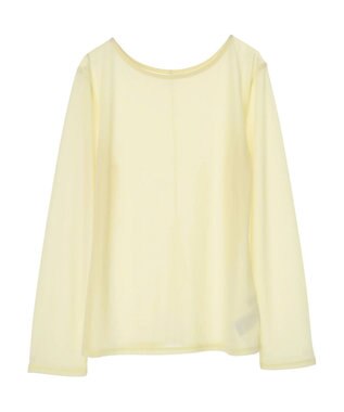 earth music&ecology シアーカットプルオーバー Yellow