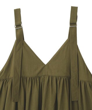AMERICAN HOLIC 【選べる丈】Ｖネックワンピース Khaki