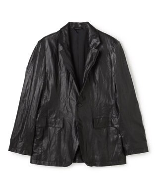 JOSEPH HOMME 【洗い加工】シュリンクエアレザー 　ジャケット ブラック系