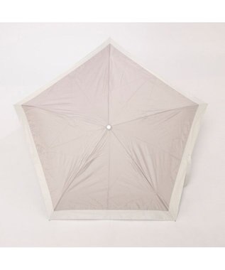 UNBILLION カシュネ cachenez / PU軽量バイカラー自動開閉3段折りたたみ傘 ダークベージュ