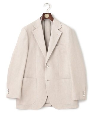 J.PRESS MEN 【WEB・一部店舗限定】リネンコットンワッフル ジャケット アイボリー系