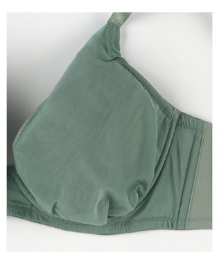 une nana cool 小さく見せるブラ　ミニマイザーブラ　シンプル オリーブ系