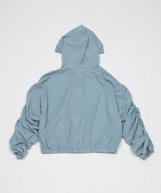 WEGO 【日焼け対策/セットアップ対応】ラッシュガードシャーリングパーカー ブルー