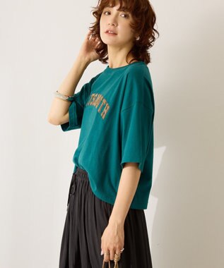 AMERICAN HOLIC アソートサガラ刺繍Tシャツ Green