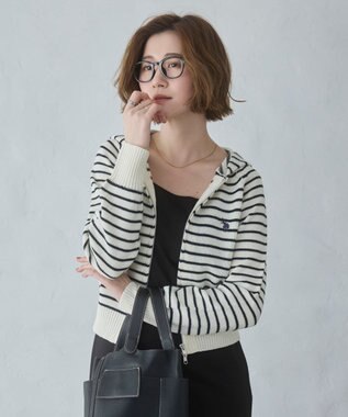 WEGO 【新色追加】別注USPOLOWZIPニットPK ホワイトボーダー