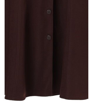 earth music&ecology フロントボタンスカート Brown