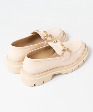 BONTRE 【LucaGrossi/ルカグロッシ】タンクソールビットローファー アイボリー