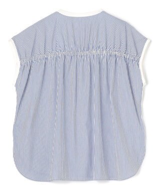 UNFILO BEAUTY FORM-T バックシャーリング Tシャツ オフ×ストライプ