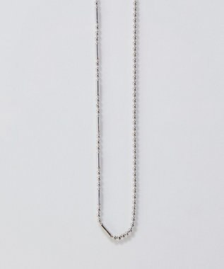 Phoebe 【金属アレルギー対応】リンキーデザインチェーンネックレス　シルバー　ニッケルフリー
