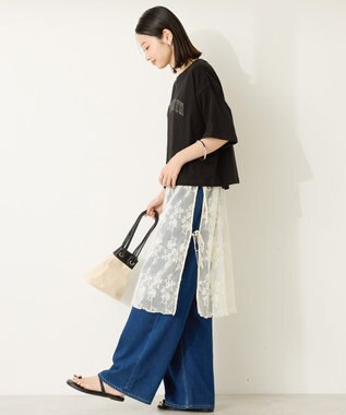 AMERICAN HOLIC アソートサガラ刺繍Tシャツ Black