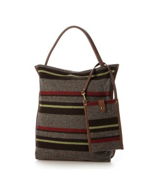 UNBILLION ペルケ perche / モバイルショルダー付きリサイクルウールトート