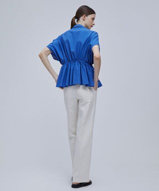 BEIGE， LUCILLE / ペプラムブラウス Blue