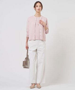 J.PRESS LADIES サークルパール ワントップ ネックレス シルバー系