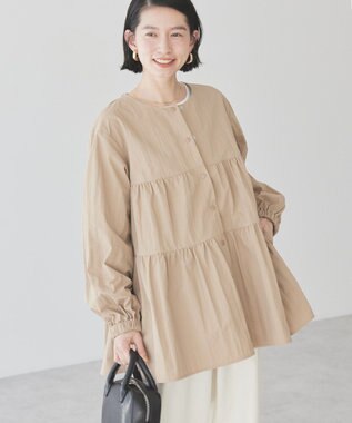 AMERICAN HOLIC ティアードブルゾン Beige