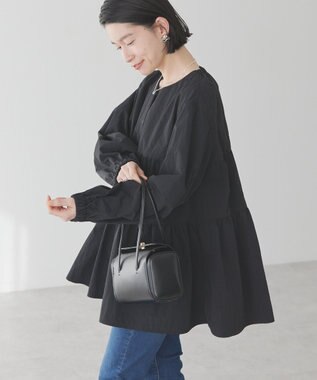 AMERICAN HOLIC ティアードブルゾン Black