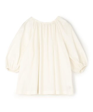 UNFILO FINE MOVE 2WAYギャザーブラウス オフ