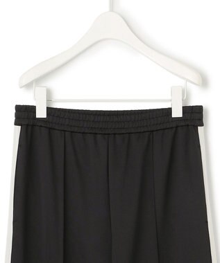 ICB 【洗える】 コンパクトトラックジャージー パンツ ブラック系