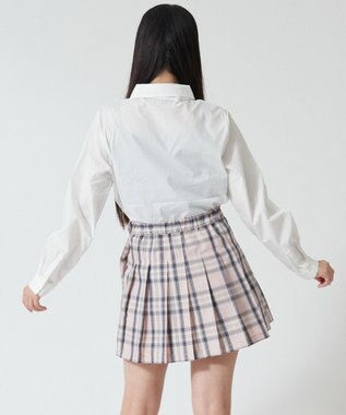 WEGO 【SCHOOLITEM】スクールプリーツスカート レッドチェック2