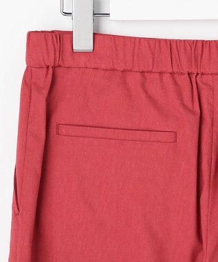 J.PRESS LADIES L 【WEB限定・人気素材・セットアップ対応】セルロースリネンストレッチ ワイドストレート パンツ 【WEB限定】スカーレット系