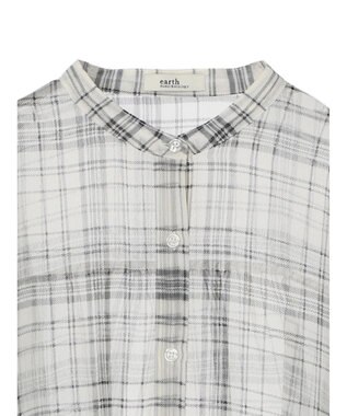 earth music&ecology シアーチェックシャツ Check