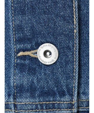 earth music&ecology ノーカラーＧジャン Medium Indigo