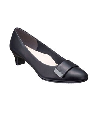 REGAL FOOT COMMUNITY 【ビューフィット】A14Y ベルトデザインパンプス ブラック