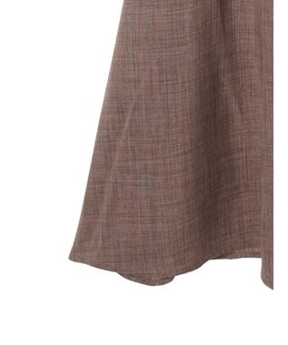 earth music&ecology ベルト付きパネルラインワンピース Brown