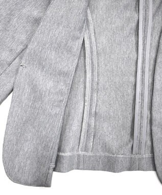 Tiaclasse 【吸水速乾・接触冷感・UVケア・防シワ・洗える】カチオンテーラードジャケット チャコールグレー