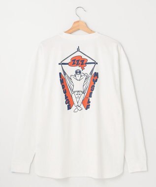 SHARE PARK MENS 【UNISEX】UVカット アートコラボロングTシャツ〈Hammock〉（L・XLサイズ） ホワイト